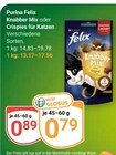 Knabber Mix Angebote von Purina Felix bei GLOBUS Wetzlar für 0,79 €