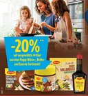 20% Rabatt im EDEKA Prospekt 20% Rabatt von Maggi im aktuellen EDEKA Prospekt für