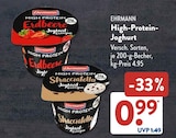 Erdbeeren im ALDI SÜD Prospekt High-Protein-Joghurt Erdbeere von Ehrmann im aktuellen ALDI SÜD Prospekt für 0,99 €