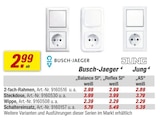 2-fach-Rahmen von Busch-Jaeger für 2,29 € bei toom Baumarkt im Angebot 2-fach-Rahmen von Busch-Jaeger im aktuellen toom Baumarkt Prospekt