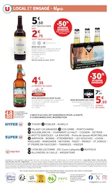 Promos Bière dans le catalogue "Célébrons LES PRODUCTEURS de chez nous" de Super U Bière en promo dans le catalogue Super U à la page 16