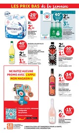 Promos Eau Minérale dans le catalogue "U Express" de U Express Eau Minérale en promo dans le catalogue U Express à la page 18