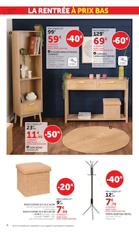 Promotion Décoration Intérieure dans le prospectus Super U, valable du 18/08/2026 au 06/09/2026 Promo Décoration Intérieure dans le catalogue Super U du moment à la page 8