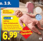 Baby-Schlafoveralls bei Lidl im Prospekt "" für 6,99 €