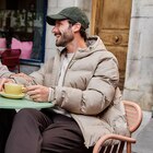 Doudoune Col montant courte à capuche taupe homme à 59,99 € dans le catalogue La Halle