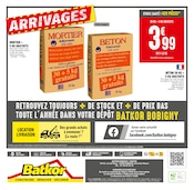 Promos Béton dans le catalogue "100% ARRIVAGES : PRIX BAS EN QUANTITÉ LIMITÉE" de Batkor à la page 8