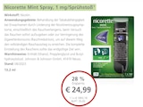 Mint Spray, 1 mg/Sprühstoß bei LINDA im Harxheim Prospekt für 24,99 €