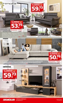 Couch im Segmüller Prospekt "Highlight Angebote" mit 46 Seiten (Augsburg)