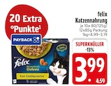 EDEKA - Katzennahrung Angebot im Prospekt Katzennahrung bei EDEKA im Prospekt "" für 3,99 €