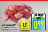 Gulasch gemischt Angebote bei diska Hof für 0,99 €