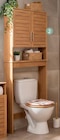 Meuble dessus de WC 2 portes & 1 étagère - Maxi Bazar à Orange Meuble dessus de WC 2 portes & 1 étagère en promo chez Maxi Bazar Orange à 55,99 €