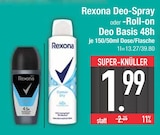 Damen-Deodorant im EDEKA Prospekt Deo-Spray von Rexona im aktuellen EDEKA Prospekt für 1,99 €