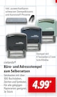 Büro- und Adressstempel zum Selbersetzen von crelando für 4,99 € bei Lidl im Angebot Büro- und Adressstempel zum Selbersetzen von crelando im aktuellen Lidl Prospekt