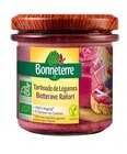 Tartinade betterave raifort - 140 g - BONNETERRE en promo chez NaturéO Tartinade betterave raifort - 140 g - BONNETERRE dans le catalogue NaturéO