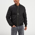 Blouson bomber déperlant Liberto noir homme en promo chez La Halle Sarcelles à 45,99 €