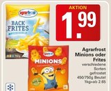 Minions oder Frites im Angebot bei WEZ in Löhne Minions oder Frites Angebote von Agrarfrost bei WEZ Löhne für 1,99 €