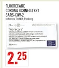 CORONA SCHNELLTEST SARS-COV-2 im Angebot bei Marktkauf in Essen CORONA SCHNELLTEST SARS-COV-2 Angebote von FLUORECARE bei Marktkauf Essen für 2,25 €