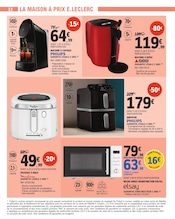 Promos Friteuse dans le catalogue "Vague de fraîcheur sur votre budget" de E.Leclerc à la page 32