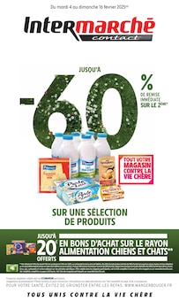 Prospectus Intermarché de la semaine "JUSQU'À -60% DE REMISE IMMÉDIATE SUR LE 2ÈME" avec 1 pages, valide du 04/02/2025 au 16/02/2025 pour Erdeven et alentours