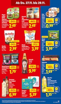 Nutella im aktuellen Lidl Prospekt (Eberswalde) Nutella im Lidl Prospekt "LIDL LOHNT SICH" mit 32 Seiten (Eberswalde)