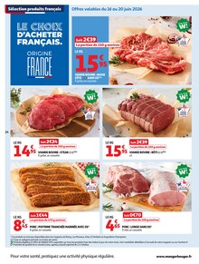 Promotion Comté dans le prospectus Auchan Hypermarché, valable du 16/06/2026 au 28/06/2026 Promo Comté dans le catalogue Auchan Hypermarché du moment à la page 24