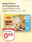 GLOBUS - Sauce in der Doppelpackung Angebot im Prospekt Sauce in der Doppelpackung bei GLOBUS im Prospekt "" für 0,69 €