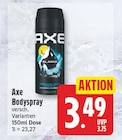 Bodyspray von Axe für 3,49 € bei EDEKA im Angebot Bodyspray von Axe im aktuellen EDEKA Prospekt