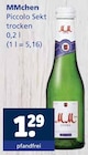 Aktuelle Sekt Angebote bei Getränkewelt in Bochum Aktuelles Piccolo Sekt trocken Angebot bei Getränkewelt in Bochum ab 1,29 €