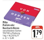 Pralinés oder Hauchzarte Herzen im Angebot bei EDEKA in Dresden Pralinés oder Hauchzarte Herzen Angebote von Milka bei EDEKA Dresden für 1,79 €