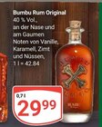 Rum Original im Angebot bei GLOBUS in Rostock Rum Original Angebote von Bumbu bei GLOBUS Rostock für 29,99 €