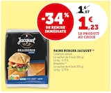 Bi1 Voujeaucourt - Promo Pains Burger Jacquet Promo Pains Burger Jacquet à 1,23 € dans le catalogue Bi1 à Voujeaucourt
