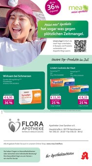 Aktueller mea - meine apotheke Prospekt "Unsere Juli-Angebote" für Haimhausen Aktueller mea - meine apotheke Prospekt für Haimhausen mit Seiten