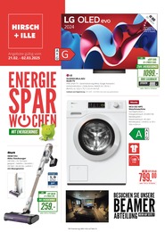 Hirsch und Ille Prospekt für Wiesensteig mit 16} Seiten Hirsch und Ille Prospekt für Wiesensteig: "ENERGIESPARWOCHEN MIT ENERGIEBONUS", 16 Seiten, 21.02.2025 - 02.03.2025