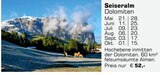 ASTL-Reisen - Seiseralm Dolomiten Angebot im Prospekt Seiseralm Dolomiten bei ASTL-Reisen im Prospekt "" für 52,00 €