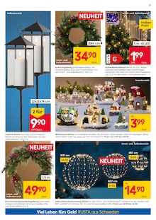 Led lichterkette im Rusta Prospekt "Willkommen zu Hause in Schweden!" mit 16 Seiten (Bremen)