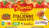 Sauce italienne à la viande rôtie - ZAPETTI en promo chez Migros France Thonon-les-Bains à 3,98 €