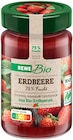 Fruchtaufstrich Erdbeere im Angebot bei REWE in Bonn Fruchtaufstrich Erdbeere Angebote von REWE Bio bei REWE Bonn für 1,79 €
