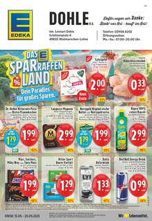 Red Bull im EDEKA Prospekt "Aktuelle Angebote" mit 26 Seiten (Nordhorn)