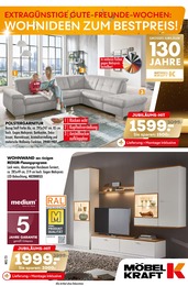 Möbel Kraft Prospekt: "Wohnideen zum Bestpreis!", 10 Seiten, 08.03.2023 - 11.04.2023