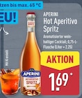 Hot Aperitivo Spritz im ALDI Nord Prospekt Hot Aperitivo Spritz von Aperini im aktuellen ALDI Nord Prospekt für 1,69 €