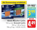 Räucher-Lachs Angebote von Krone bei EDEKA Offenbach für 3,99 €