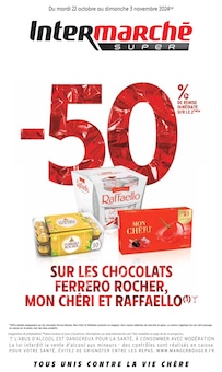 Prospectus Intermarché à Courtavant, "-50% DE REMISE IMMÉDIATE SUR LE 2ÈME", 50 pages de promos valables du 22/10/2024 au 03/11/2024