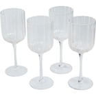 Set de 4 verres à vin - CARREFOUR HOME en promo chez Carrefour Plérin à 14,99 €