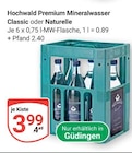 Hochwald Premium Mineralwasser Classic im aktuellen GLOBUS Prospekt
