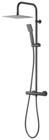 C- colonne de douche thermostatique "dint" noire - Brico Dépôt à Noisy-le-Grand C- colonne de douche thermostatique "dint" noire en promo chez Brico Dépôt Noisy-le-Grand à 89,00 €