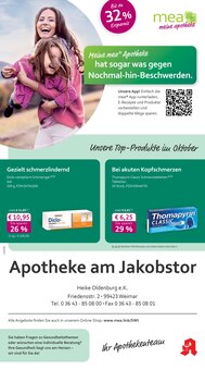 Aktueller mea - meine apotheke Prospekt für Weimar mit  Seiten