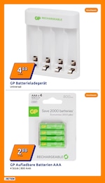 Action Batterie im Prospekt 