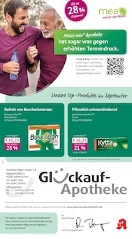 Aktueller mea - meine apotheke Prospekt "Unsere September-Angebote" Seite 1 von 4 Seiten für Sulzbach