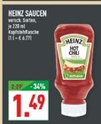 Saucen im Angebot bei Marktkauf in Münster Saucen Angebote von HEINZ bei Marktkauf Münster für 1,49 €