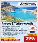 Rhodos & Türkische Ägäis Angebote von Rhodos bei Netto Marken-Discount Mülheim für 299,00 €